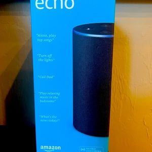 Amazon Echo 2nd Generation-Brand New Never Opened. Black.